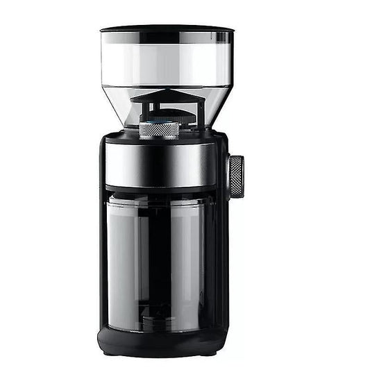 220V Flat Wheel Electric Burr Coffee Grinder Machine - High Efficiency Mill