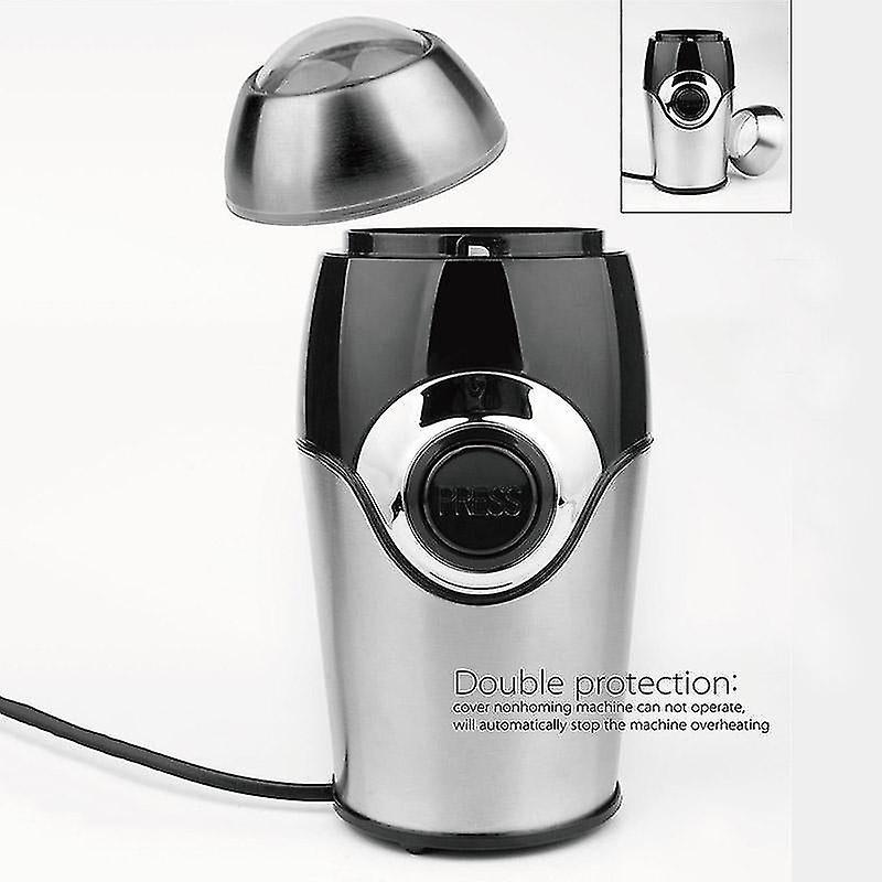 Mini Electric Coffee Grinder - Stainless Steel Grinder for Salt, Pepper, and Spices