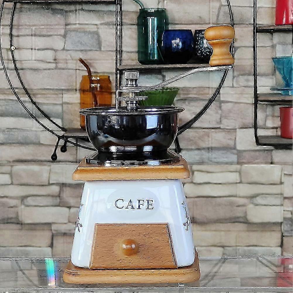 Manual Coffee Grinder - Compact Ceramic Hand Mill for Household Use