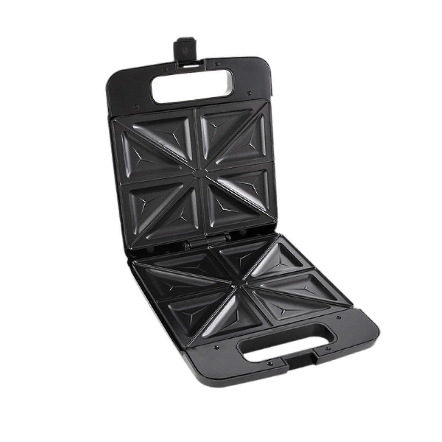 Triangle Waffle Maker with Handle - Portable Nonstick Waffle Iron for Home & Restaurant