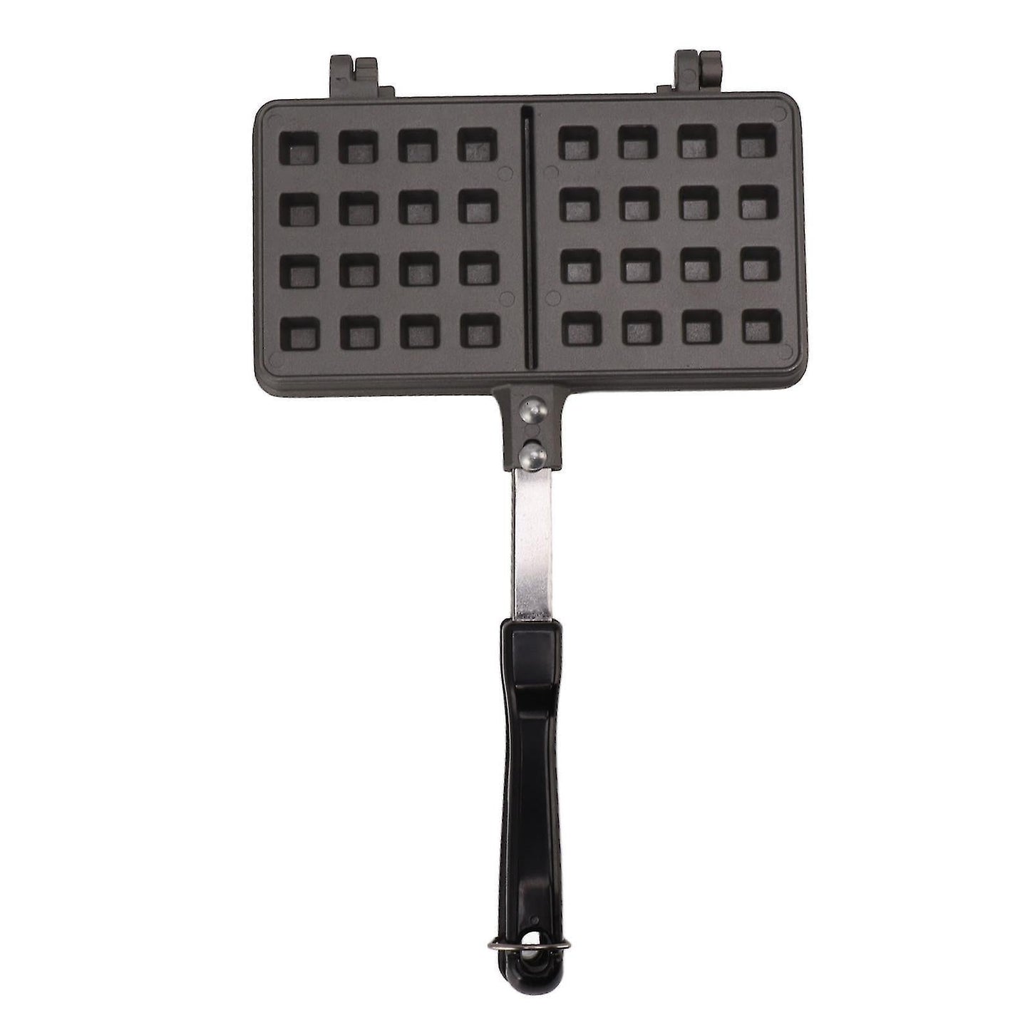 Manual Waffle Maker - Double Nonstick Aluminum Alloy Waffle Mold for Hash Browns, Pancakes