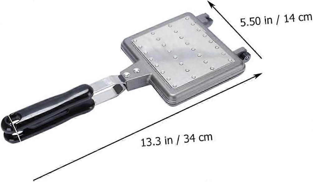 Waffle Mold Pan - Aluminum Nonstick Waffle Baking Dish for DIY Breakfast Waffles