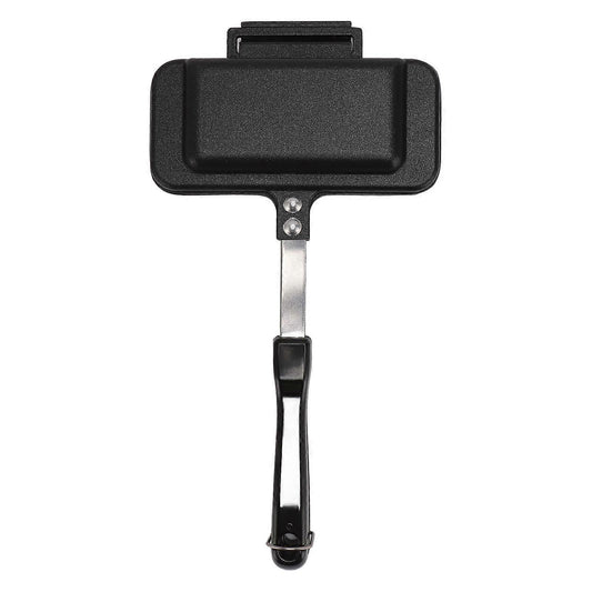 Stovetop Waffle Pan - Portable Nonstick Aluminum Waffle Maker for Family Breakfast (Type A)