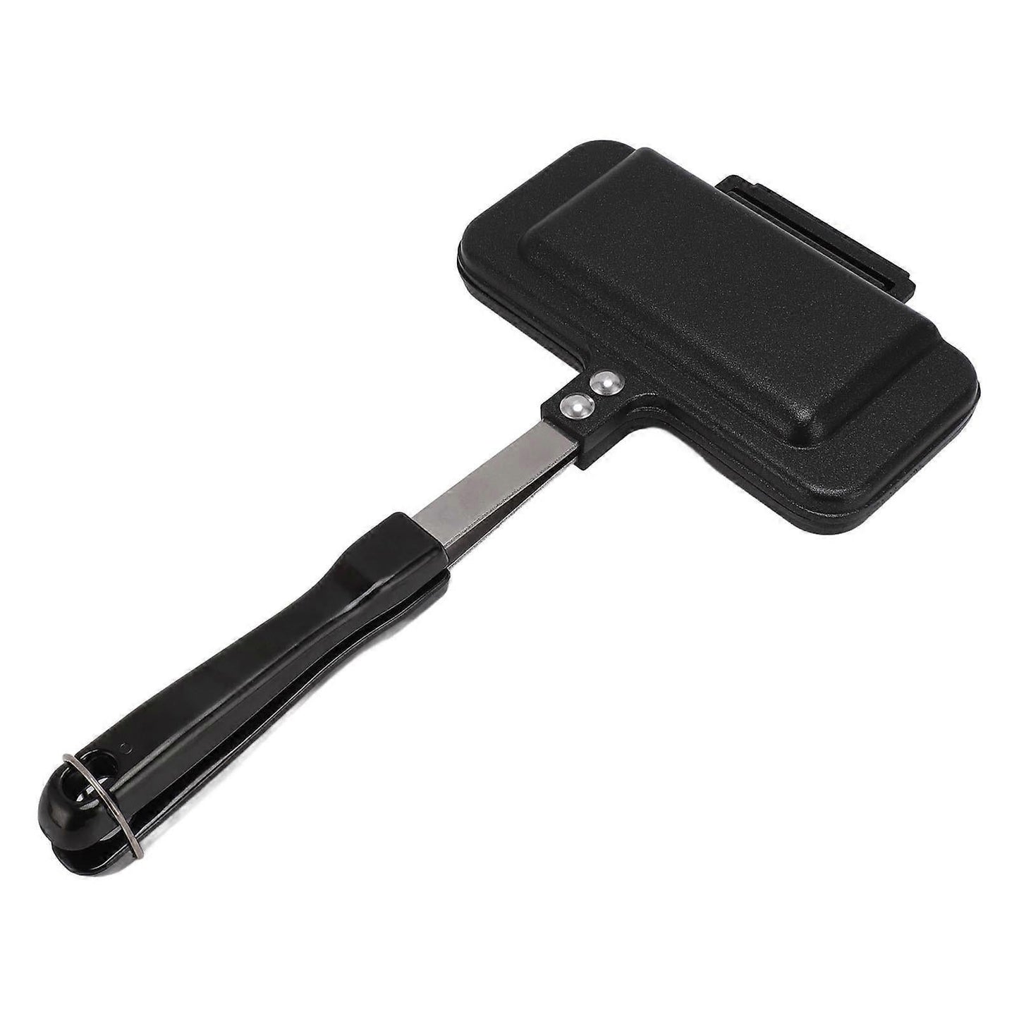 Stovetop Waffle Pan - Portable Nonstick Aluminum Waffle Maker for Family Breakfast (Type A)