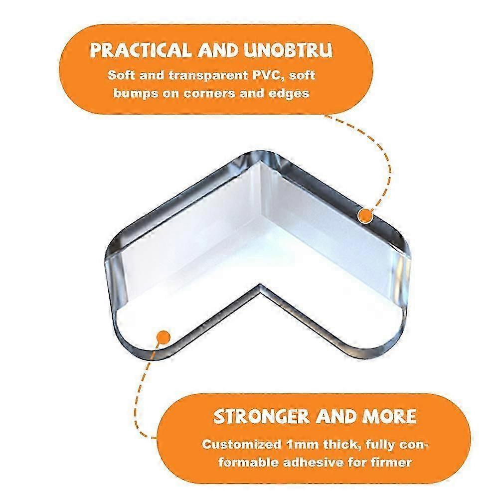 5pcs Soft Transparent Table Corner Protectors - Babies security Furniture Guards, Odorless Material