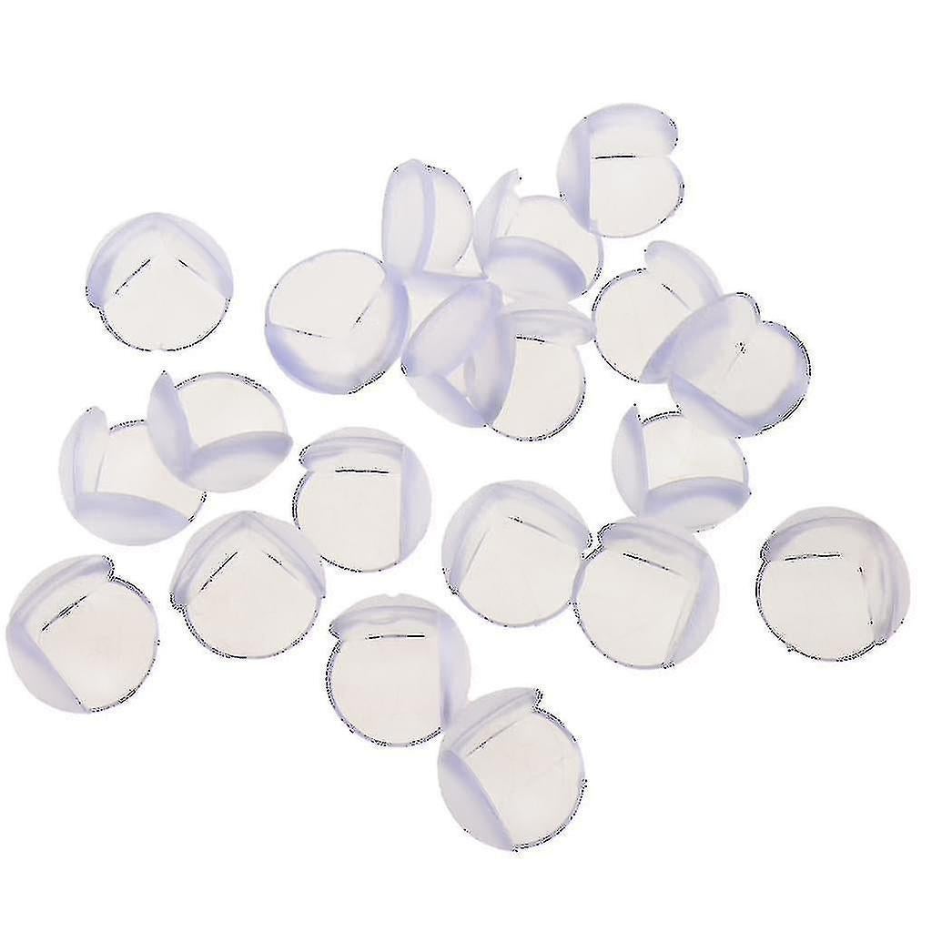 20pcs Silicone Corner Edge Protectors - Transparent Shockproof Babies Table Guards