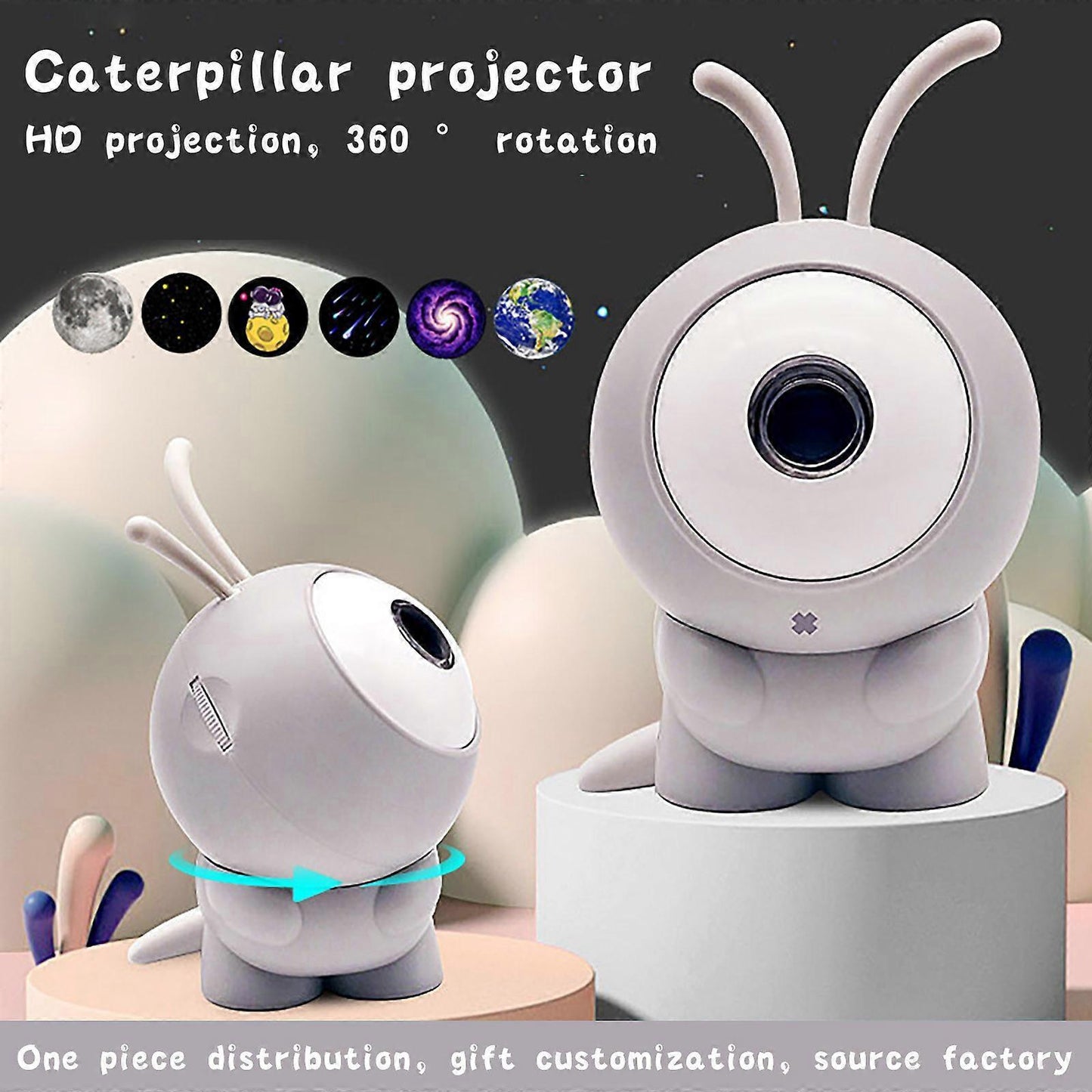 HD Projector Lamp - Birthday Gift Projector for Babies and Teens