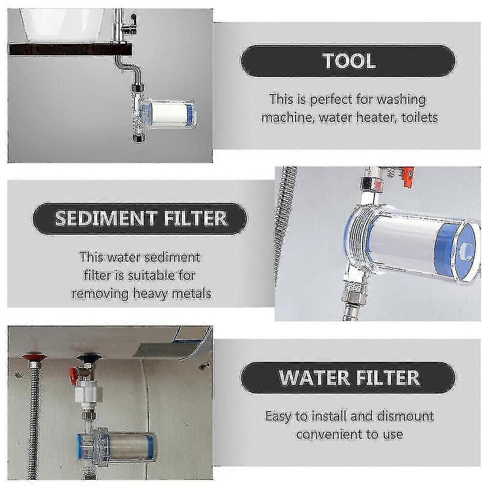 Washing Machine Sediment Cartridge Water Filter Attachment