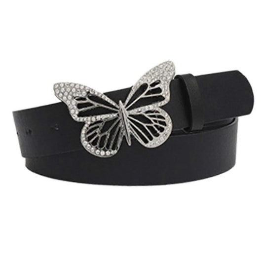 Women's Leather Belt with Buckle for Jeans and Dresses
