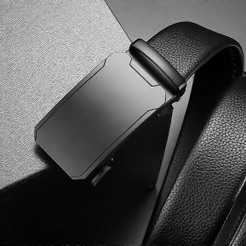 Men's Leather Belt, Automatic Buckle, Business & Casual Belt, Wholesale Available