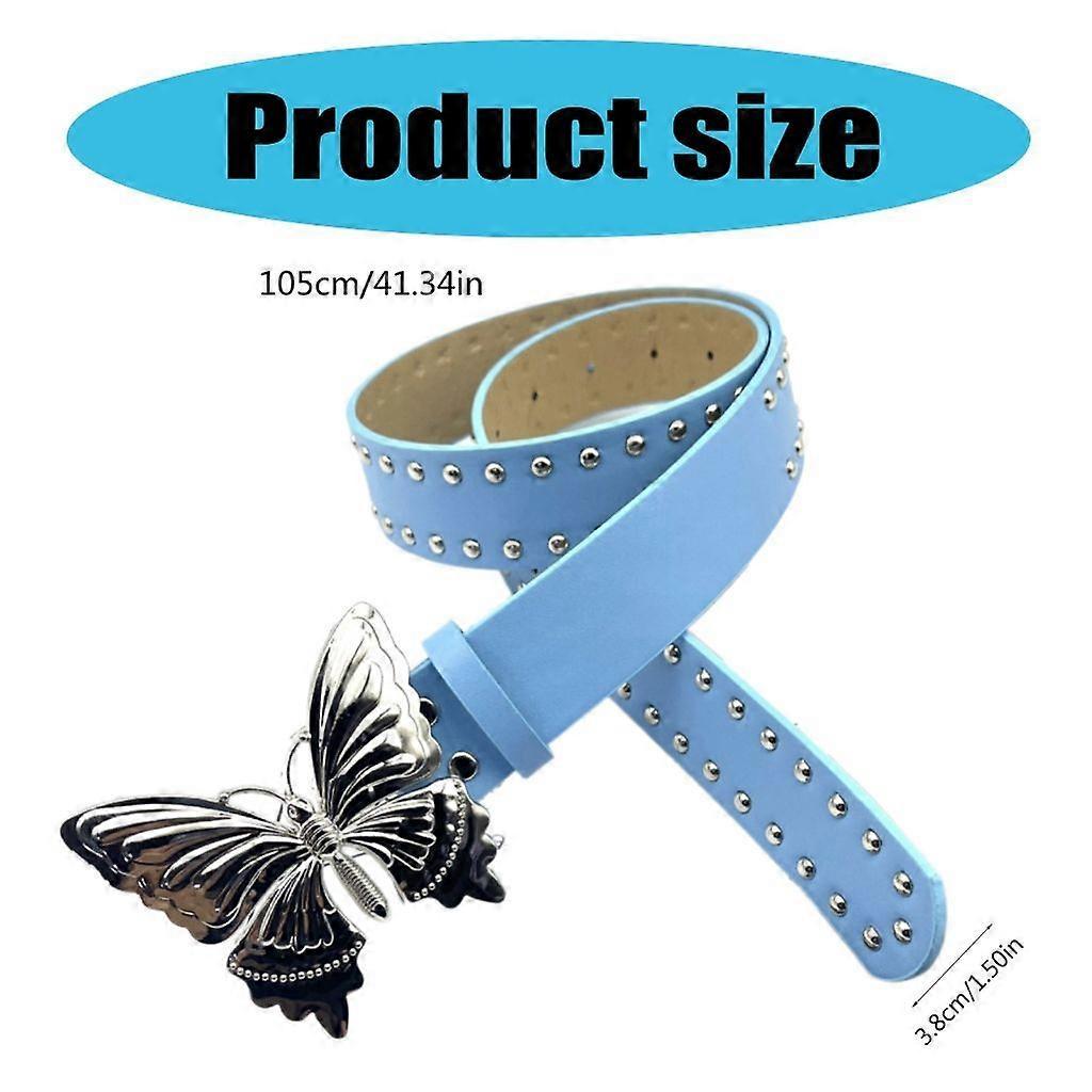 Women's Trendy Leather Waist Belt, Versatile Novelty Style