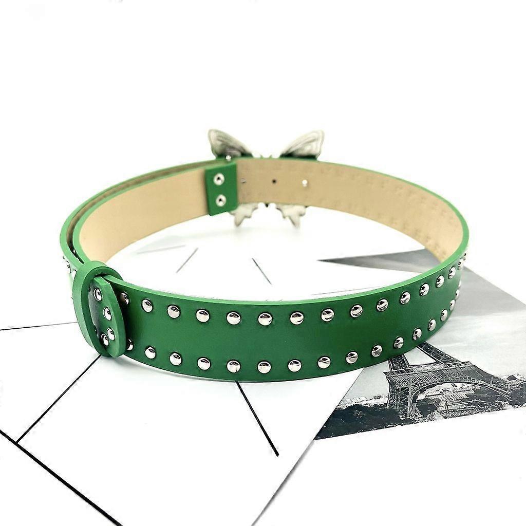 Women's Trendy Leather Waist Belt, Versatile Novelty Style