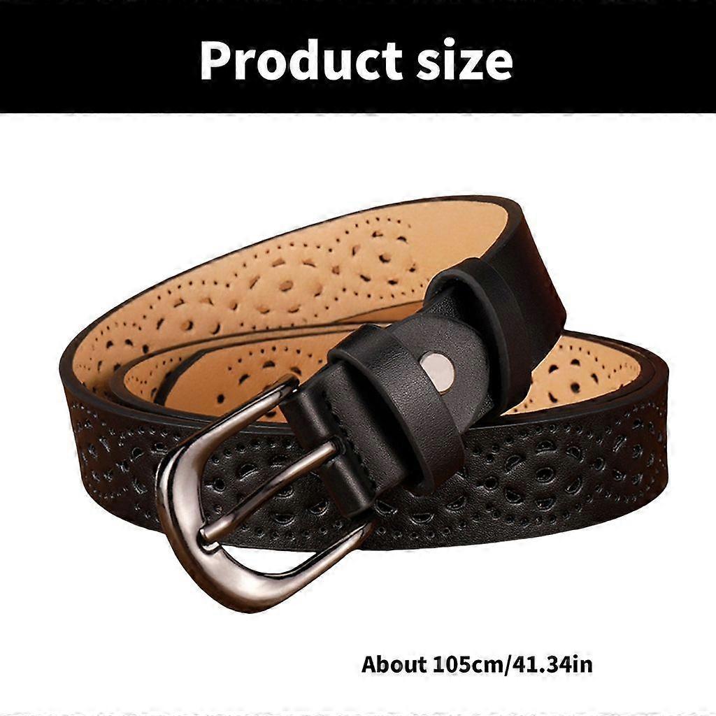 Adjustable Vintage Wide Leather Belt for Jeans, Fashion Accessory