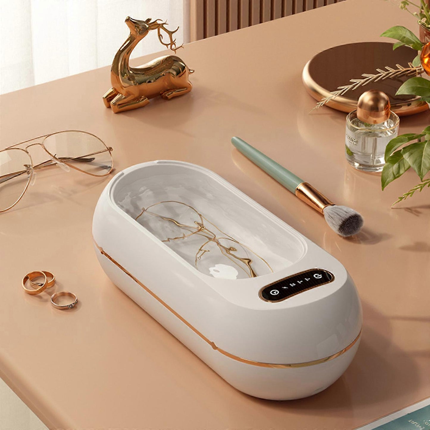 Efficient Jewelry & Eyeglass Cleaner Machine in Taro Purple