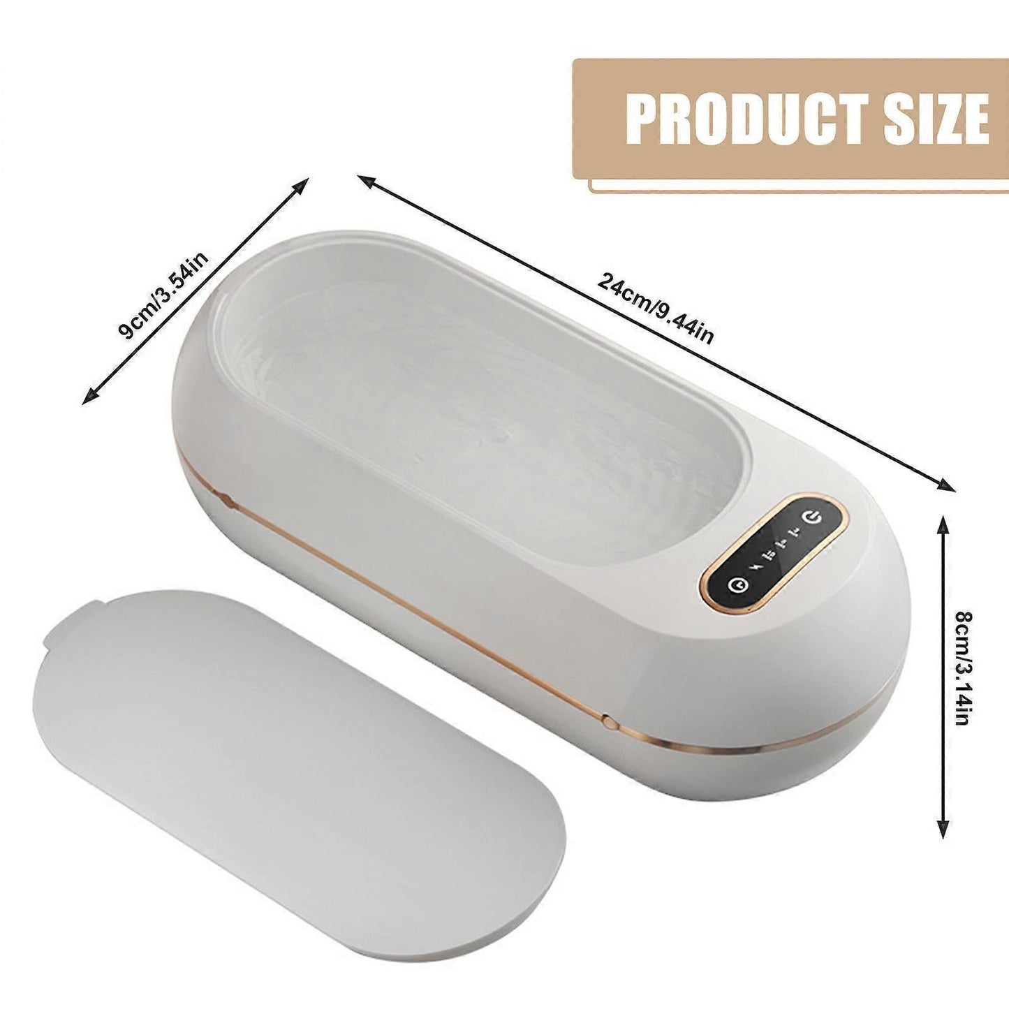 Efficient Jewelry & Eyeglass Cleaner Machine in Taro Purple
