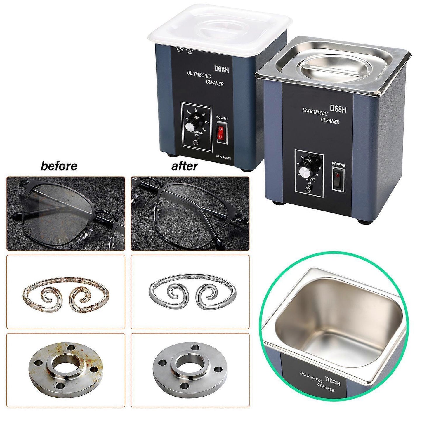 Professional Stainless Steel Ultrasonic Jewelry Cleaning Machine