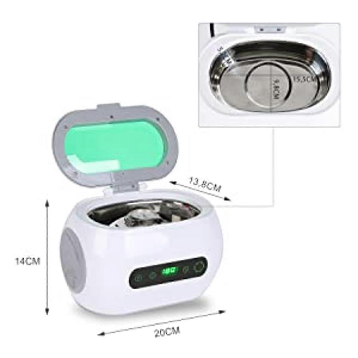 Jewelry Cleaner with Stainless Steel Tank, Ultrasonic Cleaning Machine