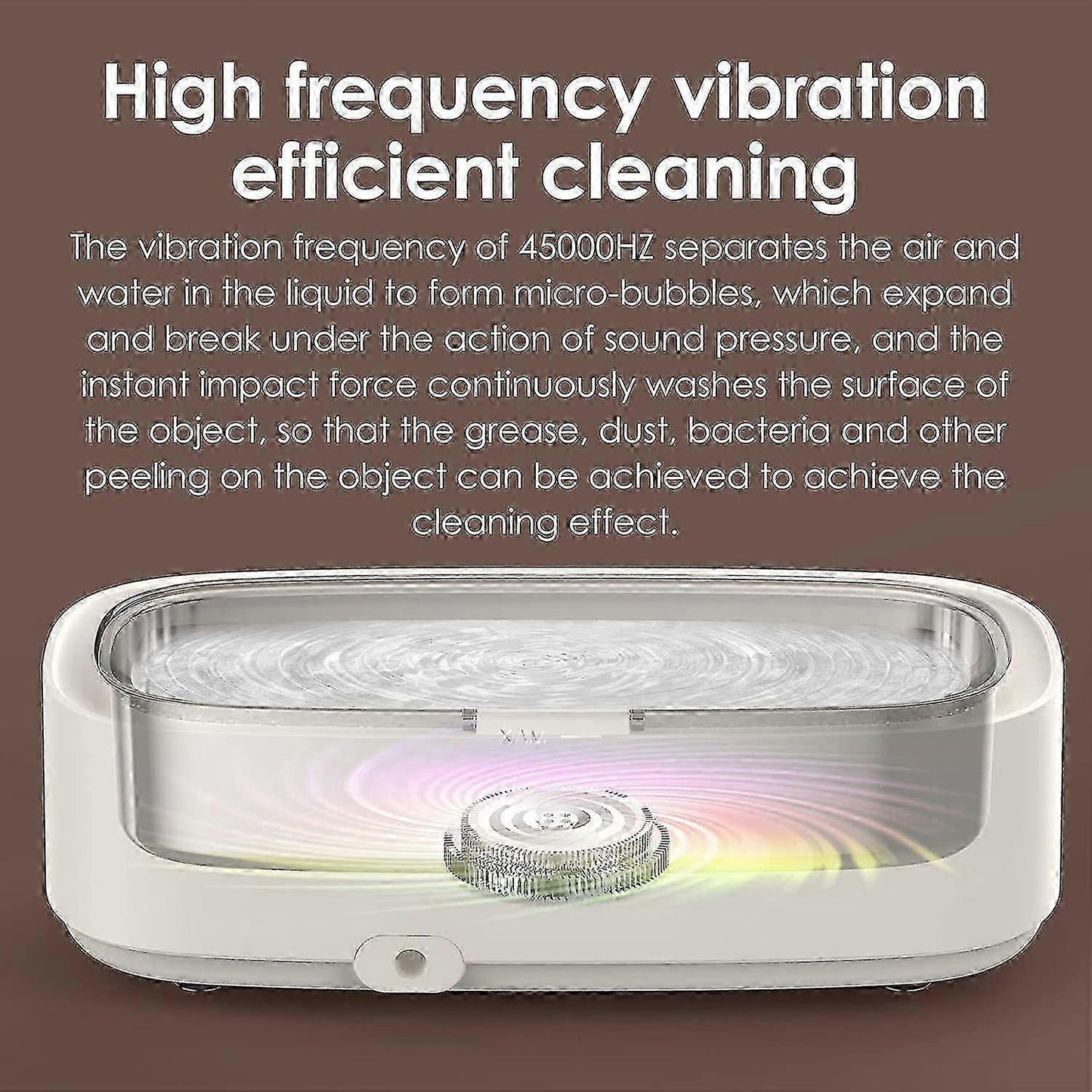 Professional Ultrasonic Jewelry, Watch & Eyeglass Cleaner Machine