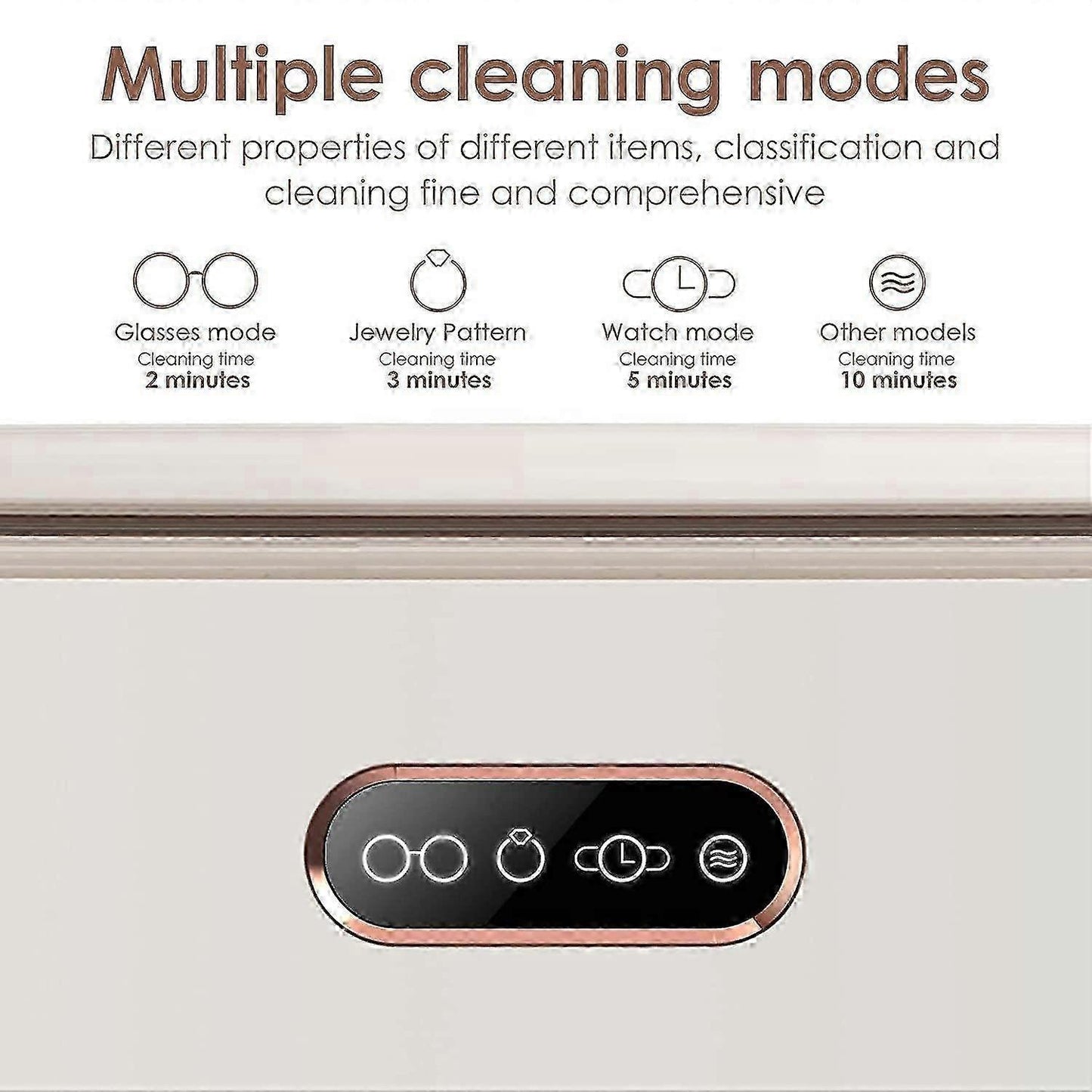 Professional Ultrasonic Jewelry, Watch & Eyeglass Cleaner Machine