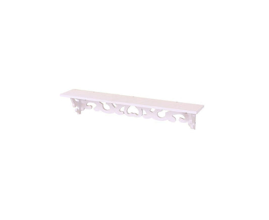 Modern White Floating Wall Mounted Display Storage Shelf Home Living Room Decor-White S