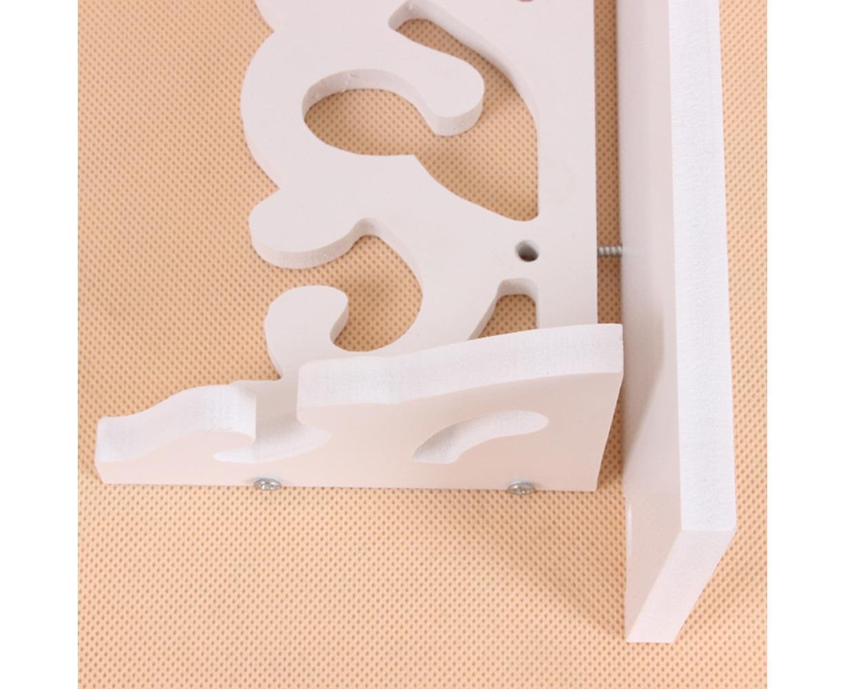 Modern White Floating Wall Mounted Display Storage Shelf Home Living Room Decor-White S