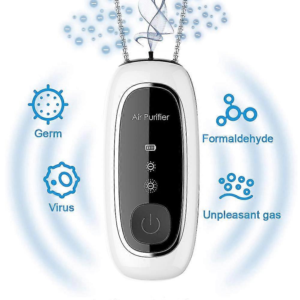 Portable Hanging Neck Air Purifier, Outdoor Personal Ionizer