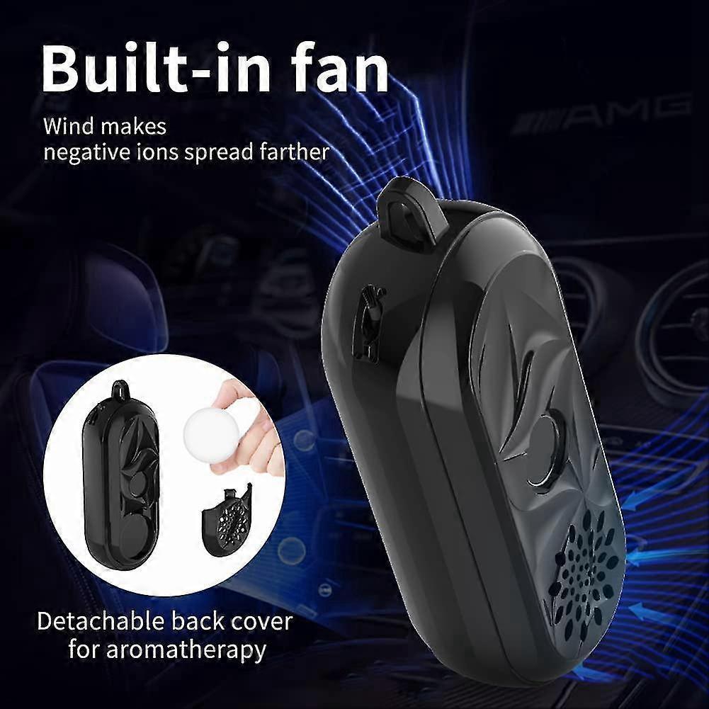 Wearable Personal Air Purifier Necklace, Compact Air Cleaner for Travel