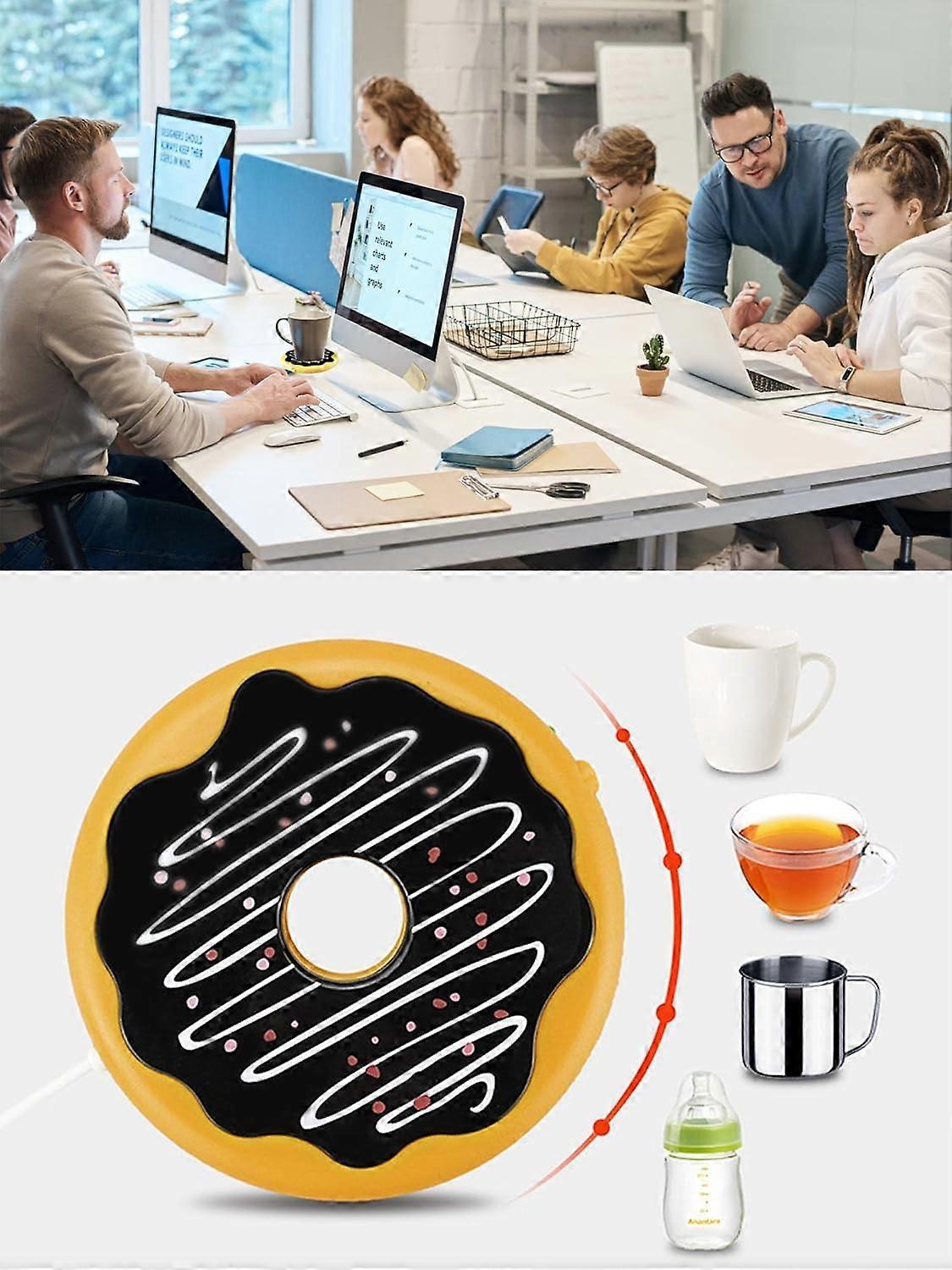 Donut Shape Coffee Mug Warmer, Constant Temp Cup Warmer