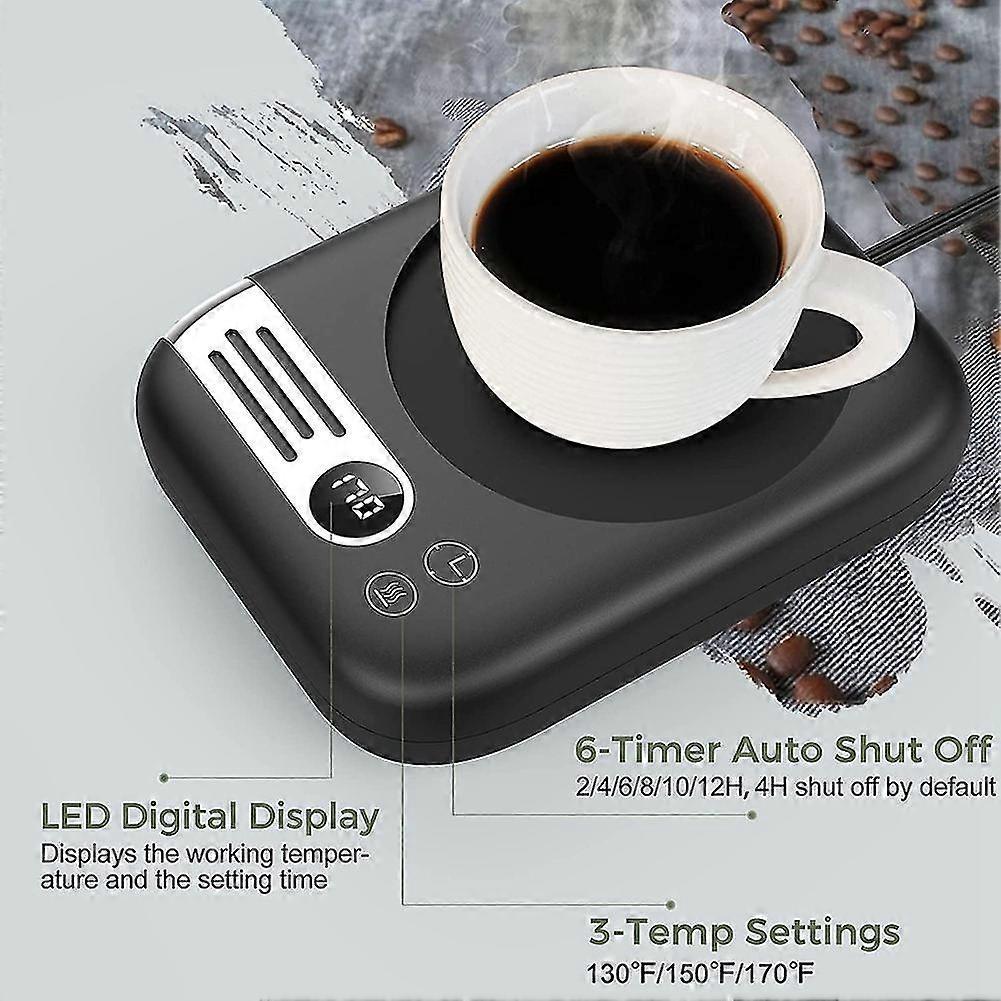 Coffee Mug Warmer for Desk with Auto On/Off Timer
