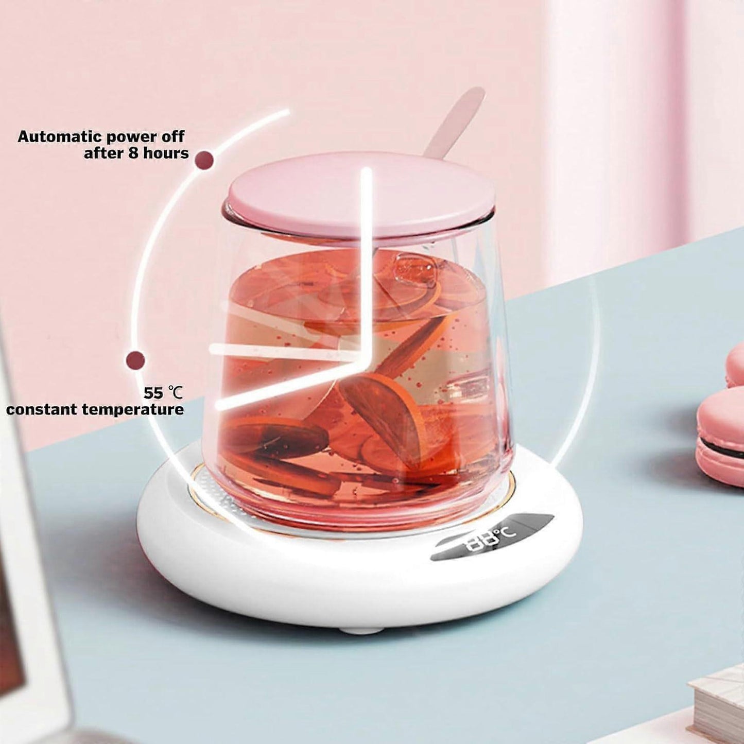 Coffee Mug Warmer with Auto Shut Off, 3 Temp Settings
