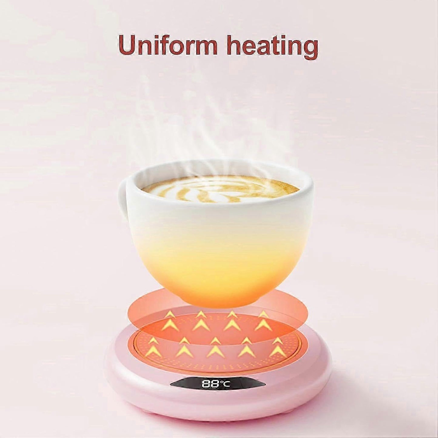 USB Smart Cup Warmer, Adjustable Coffee Mug Warmer Anti-Slip