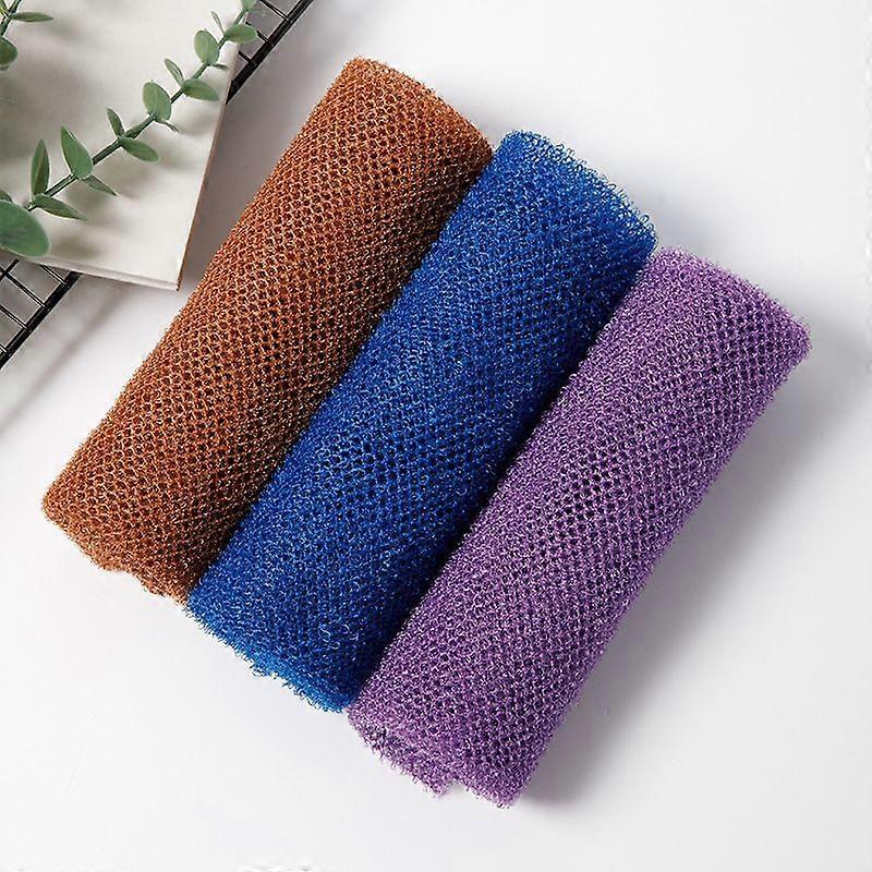 3pcs African Exfoliating Net Sponge, Body Scrub Rags for Daily Use