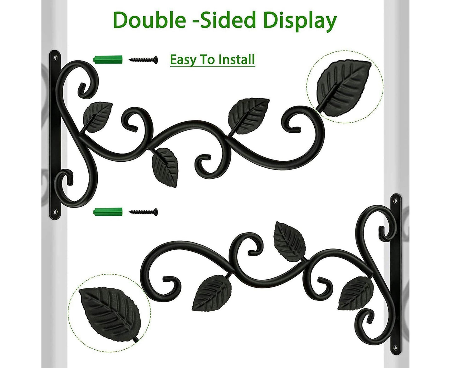 Plant Holder for Garden-Black