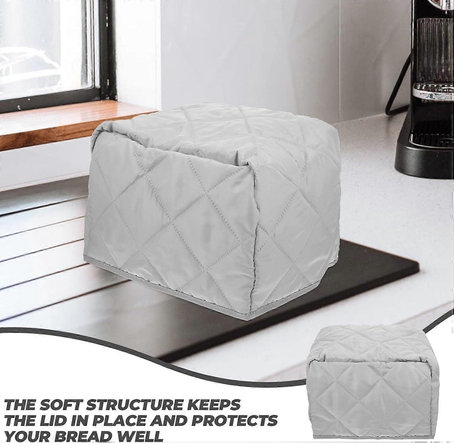 Scratch-Resistant Bread Toaster Cover, Dust Protection Shield