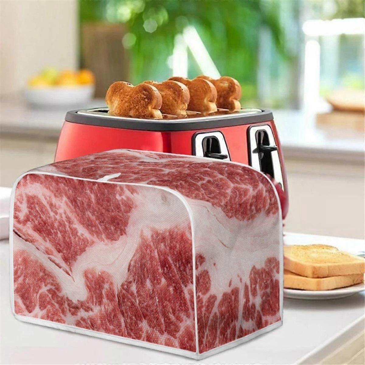 2-Slice Bread Toaster Oven Dust Cover Car Pattern