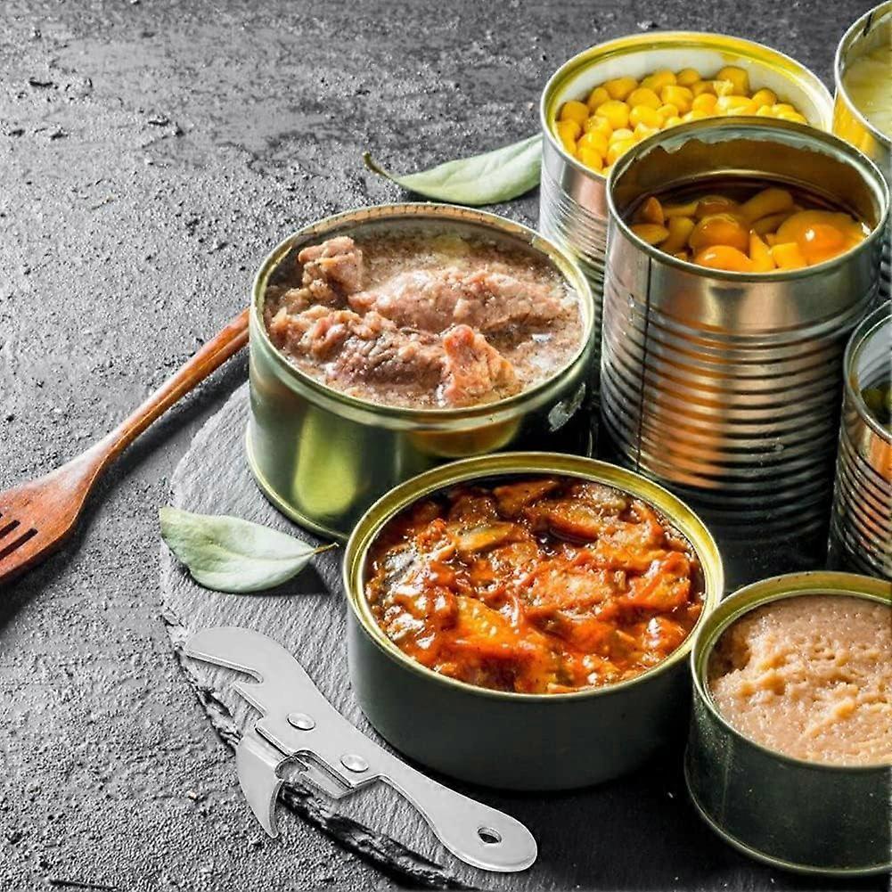 2pcs Bottle & Can Opener Set, Manual Tin Opener, Beer Opener, Stainless Steel, Multifunction