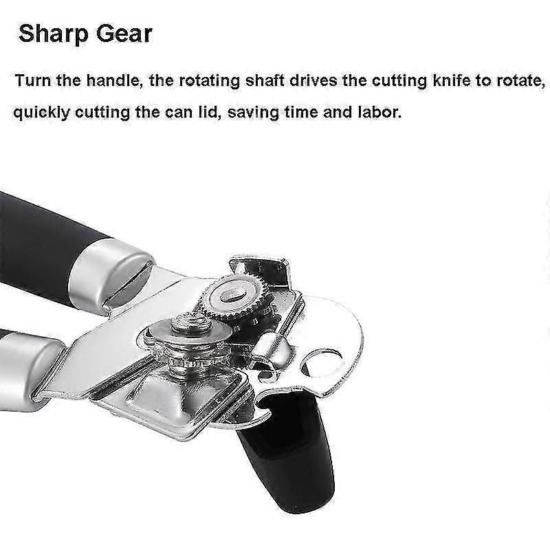 Handheld Manual Can Opener, Knob Design, Multifunction Kitchen Tool