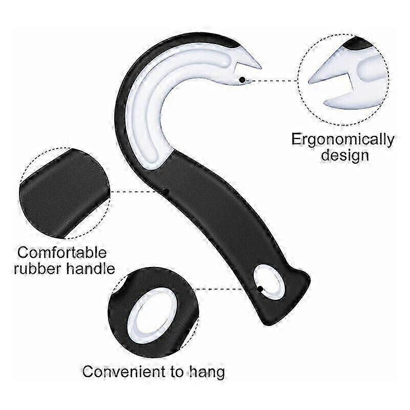 2pcs Easy Open Ring Can Opener, Manual Design for Cans & Bottles