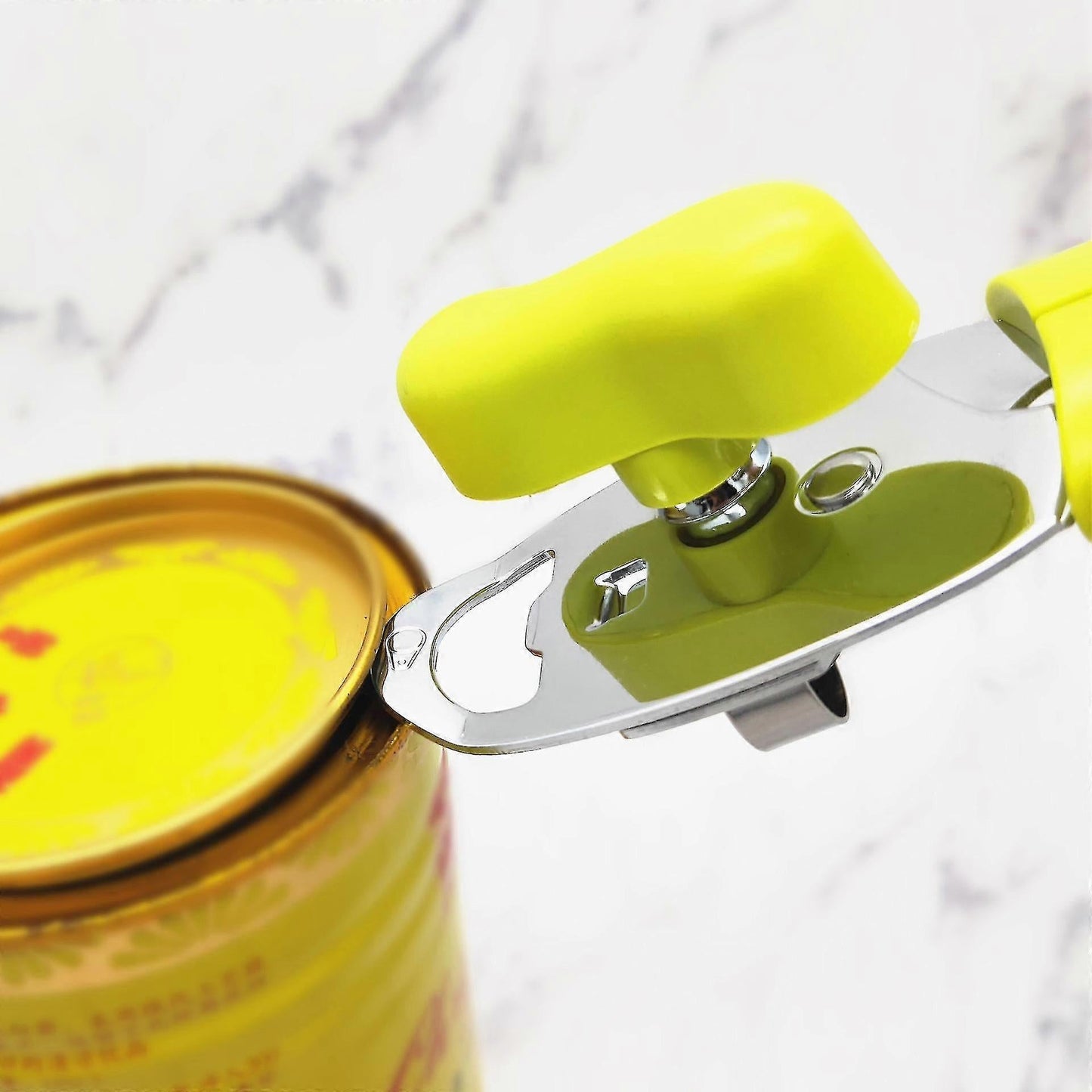 Manual Can Opener, Smooth Edge, Effort-Saving Knob Design