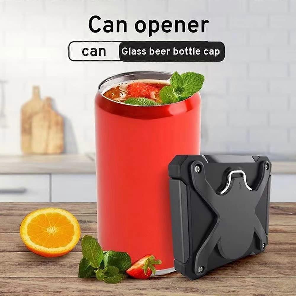 Manual Portable Can Opener, Labor-Saving, No Sharp Edges, Beer Bar Tool
