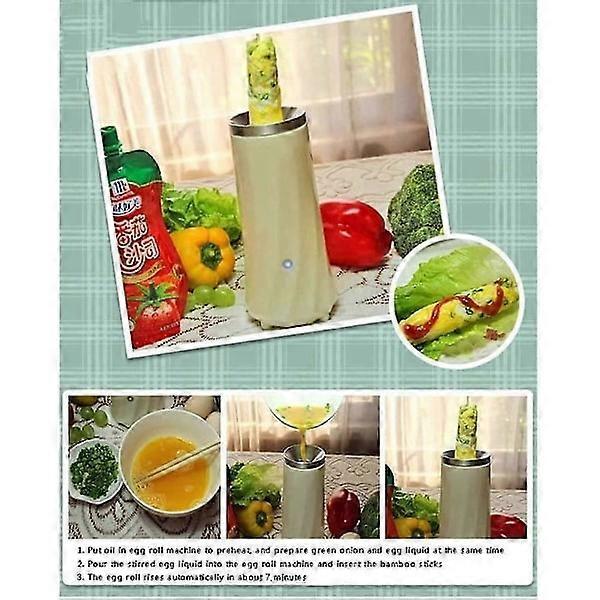 Stainless Steel Electric Egg Cooker, Automatic Breakfast Maker