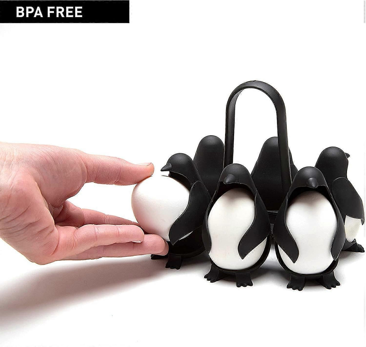 Penguin-Shaped 3-in-1 Boiled Egg Cooker, Premium Design