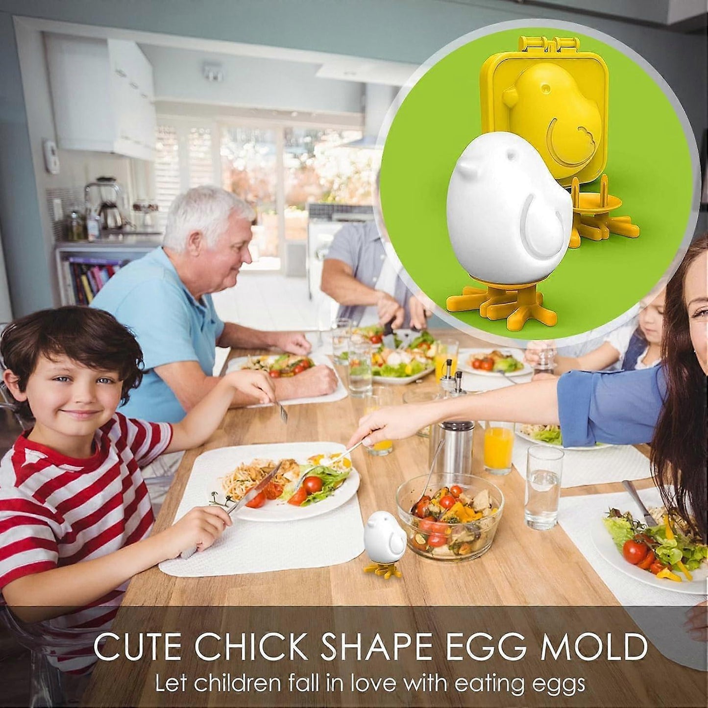 Animal Shaped Boiled Egg Mold for Babies Meals