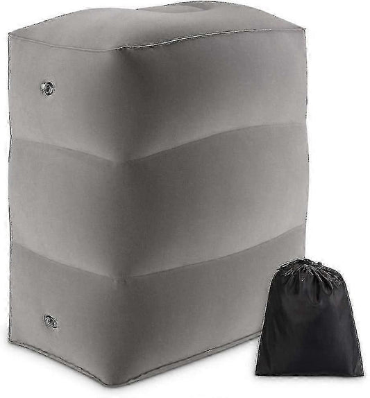 Inflatable Leg & Foot Rest Pillow for Travel, Adjustable Cushion