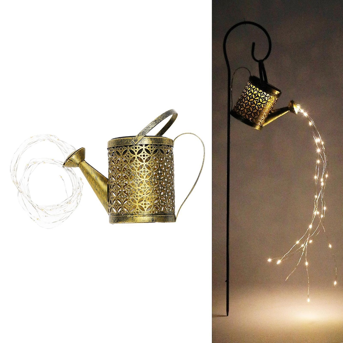 Solar LED String Lights Kettle Shape, Lawn & Walkway Outdoor Decor