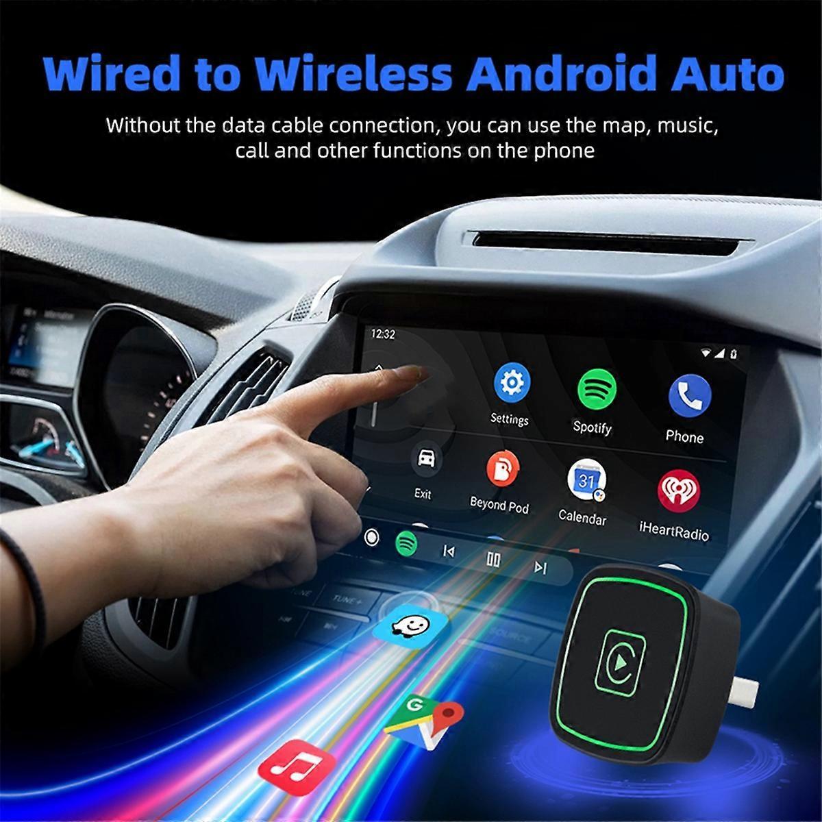 Wireless CarPlay Adapter for Cars with Wired CarPlay, Easy Plug & Play