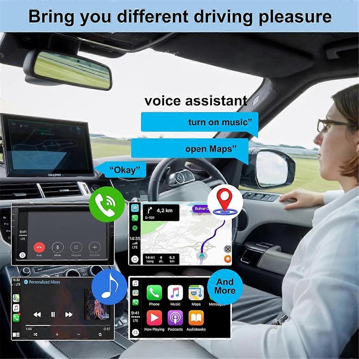 Wireless CarPlay Adapter, Convert Wired CarPlay to Wireless Dongle