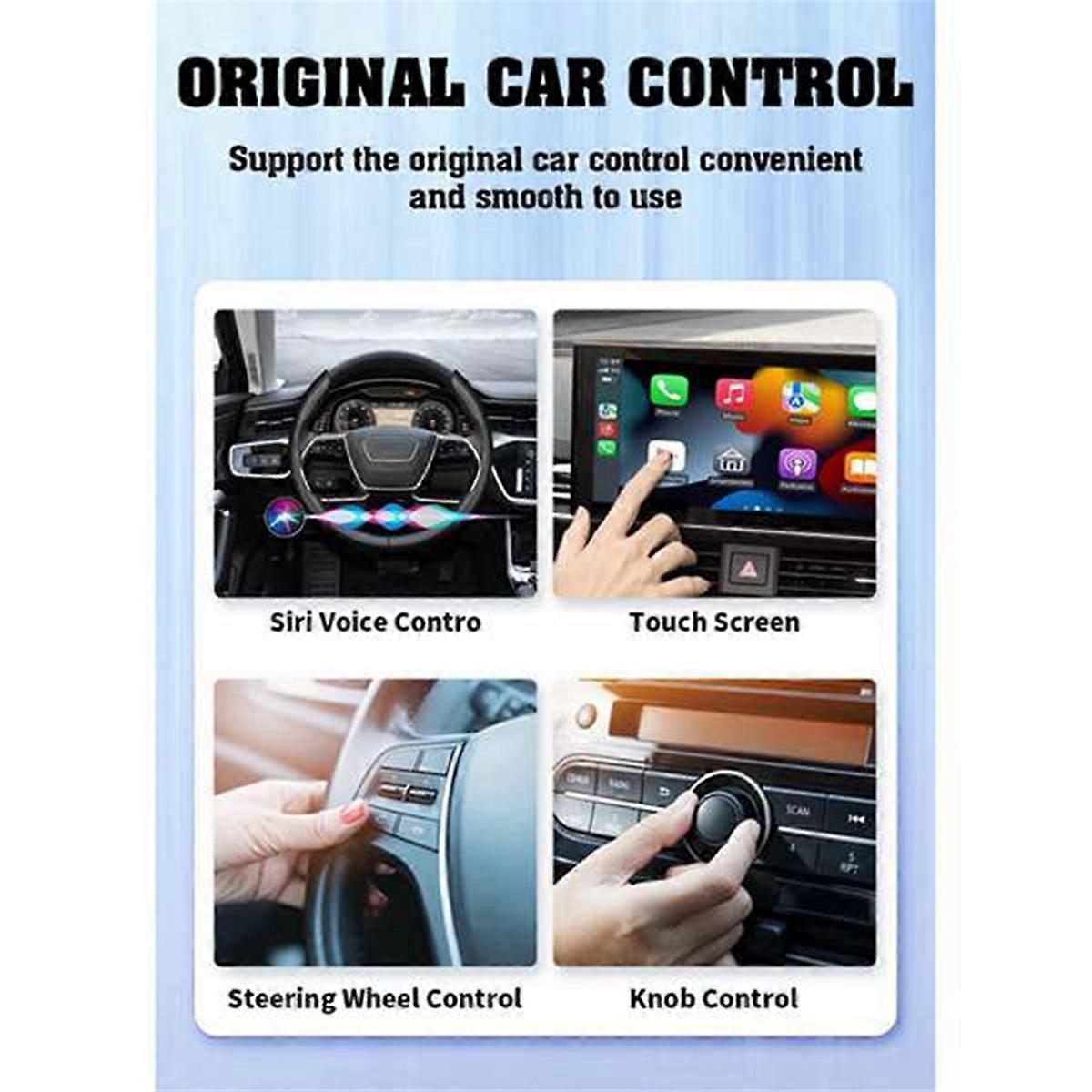 Wireless CarPlay Adapter, CarPlay Upgrade Dongle for Car Models