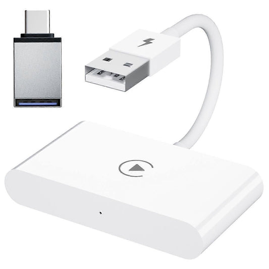 CarPlay Wireless Adapter, Wired to Wireless Dongle with WiFi Online Update