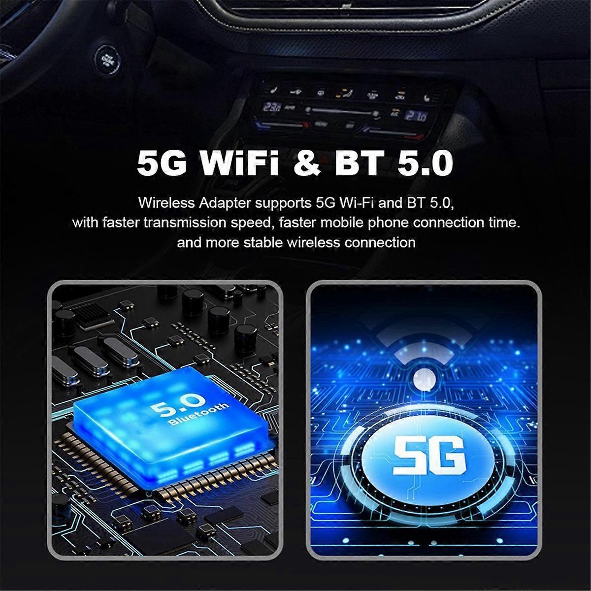 CarPlay Adapter for Android Auto, Wired to Wireless Dongle